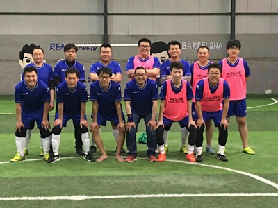 河北拓瑞非專(zhuān)業(yè)組足球隊(duì)比賽現(xiàn)場(chǎng)